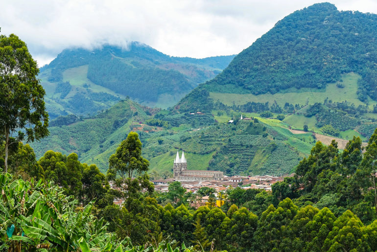 Jardin, a town in the coffee region of Colombia